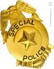 Badge Police FBI en métal