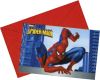Cartes invitation + enveloppes Spiderman