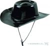 Chapeau Cowboy Adulte Pvc Noir
