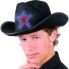 Chapeau de Cow boy Etoile avec fibres optiques