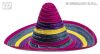 Chapeau Mexicain en Paille Multicolore