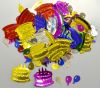 Confettis Anniversaire Gâteaux / Ballons