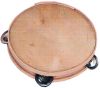 Tambourin Peau 20 cm avec Cymbales