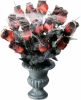 Vase avec Rose Rouges et Toile d'Araignée